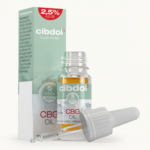2.5% CBG og 2.5% CBD-olie