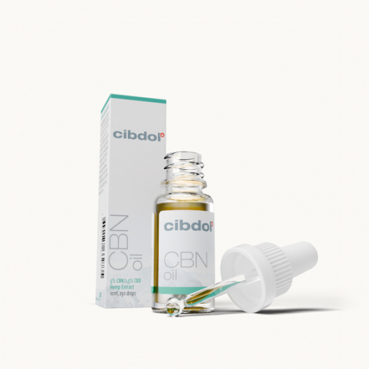 5% CBN og 2,5% CBD-olie