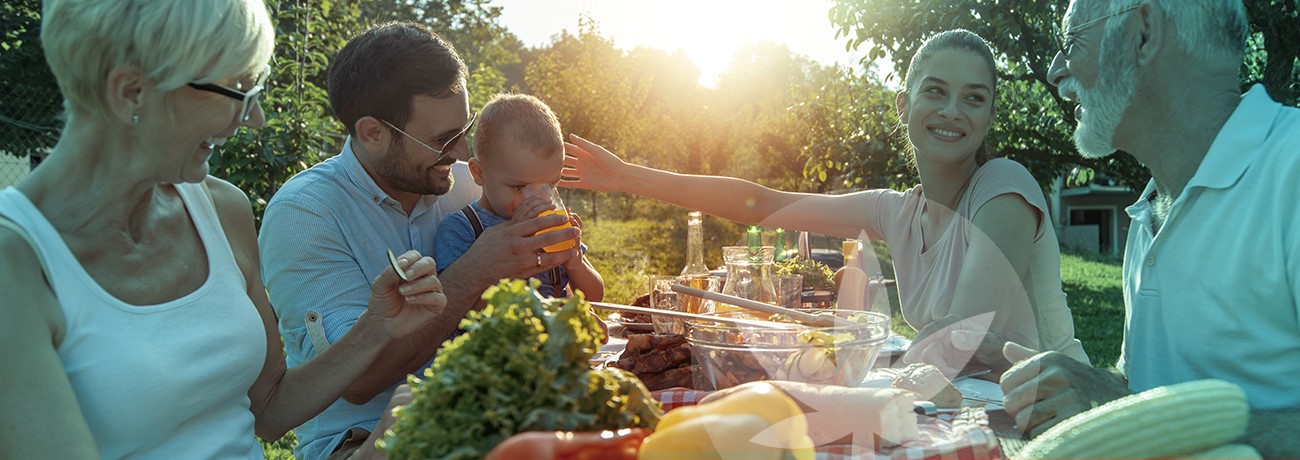 Familiemiddag i naturen