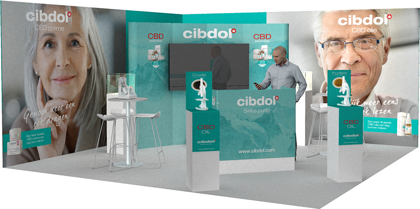 Cibdol vil være til stede på 50Plus-messen på Jaarbeurs Utrecht, (NL)